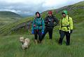 The team on a recce teken by Andy Heading
